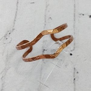 Copper Hammered Cuff Bracelet Item #1697